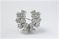 An 18k white gold and diamond brooch - image-2