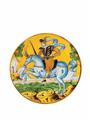 A large Montelupo maiolica charger painted with a rider. - image-1