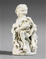 A white-glazed figure of Gama Sennin. 19th century - image-2