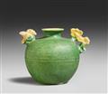 A green- and yellow-glazed chicken head jarlet. 16th century - image-2