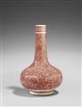 An underglaze copper-red vase. 19th/20th century - image-1