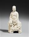 A blanc-de-Chine figure of Guandi. Dehua. 17th century - image-2