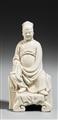 A blanc-de-Chine figure of Guandi. Dehua. 17th century - image-1