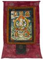 Thangka des Shadakshari Avalokiteshvara. Tibet. 19. Jh. - image-1