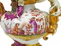 A rare Meissen porcelain grotesque-moulded teapot with "hausmaler" decor - image-10