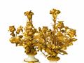 A pair of Parisian gilt bronze and marble candelabra - image-4