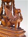 An Italian carved fruitwood neoclassical centrepiece - image-2