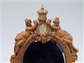 An opulent French carved cherrywood hand-mirror made for Empress Eugenie - image-2