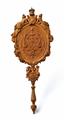 An opulent French carved cherrywood hand-mirror made for Empress Eugenie - image-3