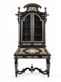 A rare Italian ivory-inlaid ebony writing cabinet - image-3