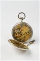 A Parisian silver openface pocketwatch with cylinder movement and repetition - image-3