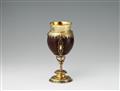 A gilt silver mounted Renaissance revival coconut chalice - image-2