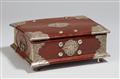 A Batavian silver-mounted tropical hardwood coffer - image-2