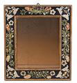 A pair of Italian 17th century style scagliola mirror frames - image-1