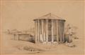 French School of the 19th century - Twelve Depictions of Landscapes and Buildings in Italy - image-6