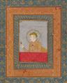 Two folio with Mughal portraits. Late19th century - image-1