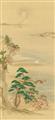 A pair of hanging scrolly bySumiyoshi Hirotsura (1793-1863) - image-2