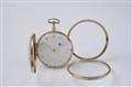 An 18k red gold Empire openface verge escapement pocketwatch - image-2