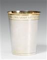 A Halle parcel gilt silver beaker. Marks of August Hosse, ca. 1700. - image-1