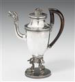 A Frankfurt silver coffee pot. Marks of Johann Martin Schott, 1811 - 22. - image-1