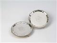 A pair of George III London silver salvers. Marks of John Cormick, 1768/69. - image-2