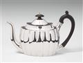A George III London silver tea pot. Marks of Charles Aldridge, 1801. - image-1