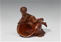 A Parisian bronze group "enfant au coquillage" - image-2