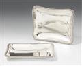 A pair of courtly Hannover silver serving dishes. Marks of Frantz Peter Bunsen, ca. 1780. - image-1