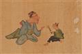 Four drawings attributed to Iwasa Katsushige (? - 1673), and one drawing by an unidentified painter - image-4