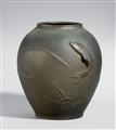 Große, eiförmige Vase. Bronze. Frühes 20. Jh. - image-1