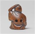 Three boxwood netsuke. 19th century - image-7