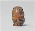 Three boxwood netsuke. 19th century - image-11