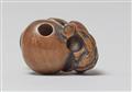 Three boxwood netsuke. 19th century - image-13