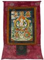 Thangka des Shadakshari Avalokiteshvara. Tibet. 19. Jh. - image-2