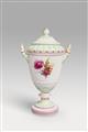 A Berlin KPM porcelain Weimar-form vase with landscape decor - image-2