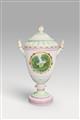 A Berlin KPM porcelain Weimar-form vase with landscape decor - image-1