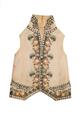 A rare French embroidered silk vest - image-1