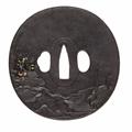 A very large iron tsuba. 18th/19th century - image-2