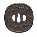 Großes tsuba. Eisen. 18./19. Jh. - image-2