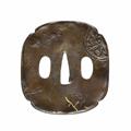 Tsuba. Shibuichi. 19. Jh. - image-2