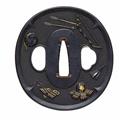 Tsuba. Shakudô. Gotô-Arbeit. 18. Jh. - image-1