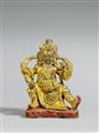 Virudhaka. Feuervergoldete Bronze. Sinotibetisch. 18. Jh. - image-1