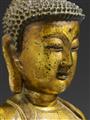 Buddha Shakyamuni. Bronze, vergoldet. 17./18. Jh. - image-4