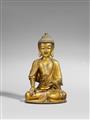 A gilt bronze figure of Buddha Shakyamuni. 17th/18th century - image-1