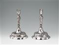 Two Brunswick silver candlesticks - image-1