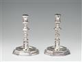 A pair of Mallorcan silver candlesticks - image-1