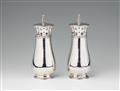 A pair of London silver sugar casters - image-1