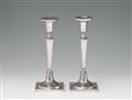 A pair of Berlin silver candelabra - image-1