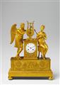 A Parisian Charles X pendulum clock depicting Psyche and Cupid - image-2