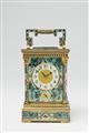 A French enamelled alarm clock - image-1